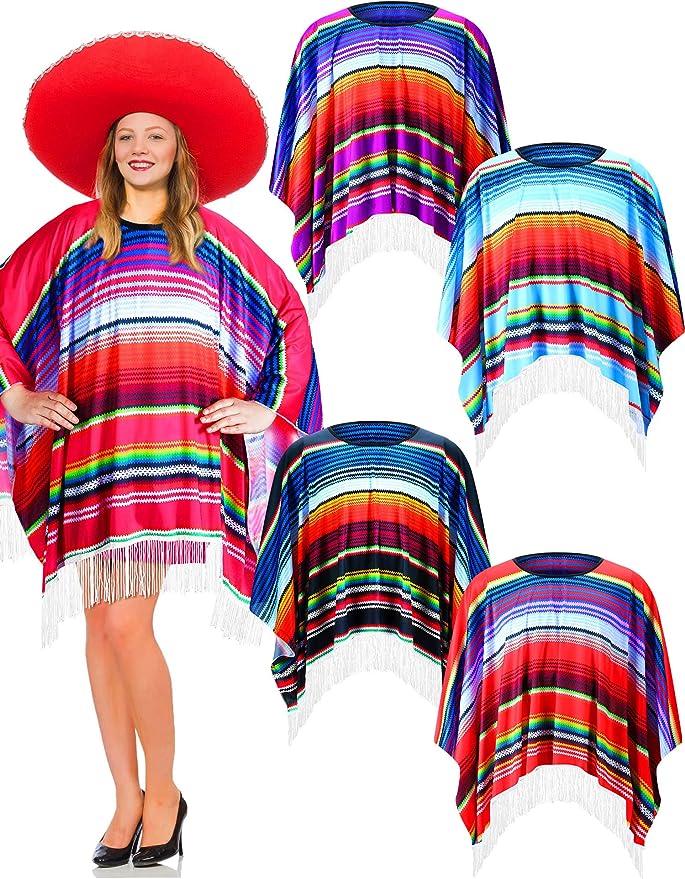 Mexican Ponchos for Women: How to Add Some Color to Your Wardrobe插图