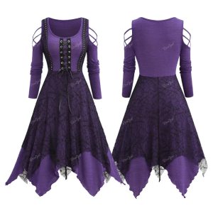 purple special occasion dresses