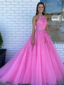 pink special occasion dresses