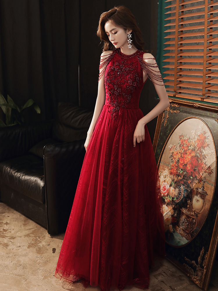 red gown for women