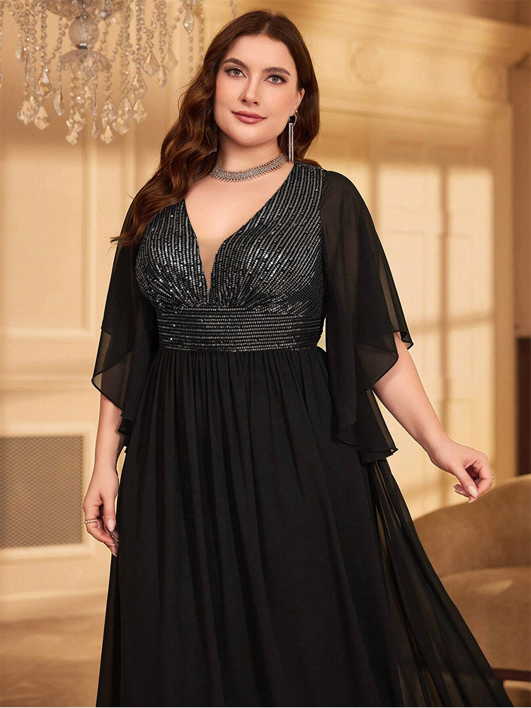 long black bridesmaid dress