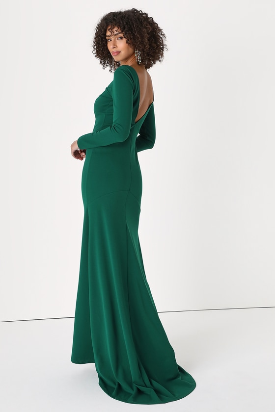 formal long sleeve maxi dress