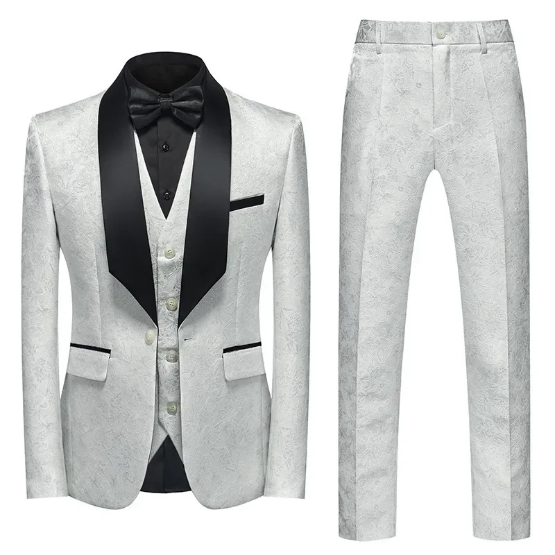 grey wedding suit