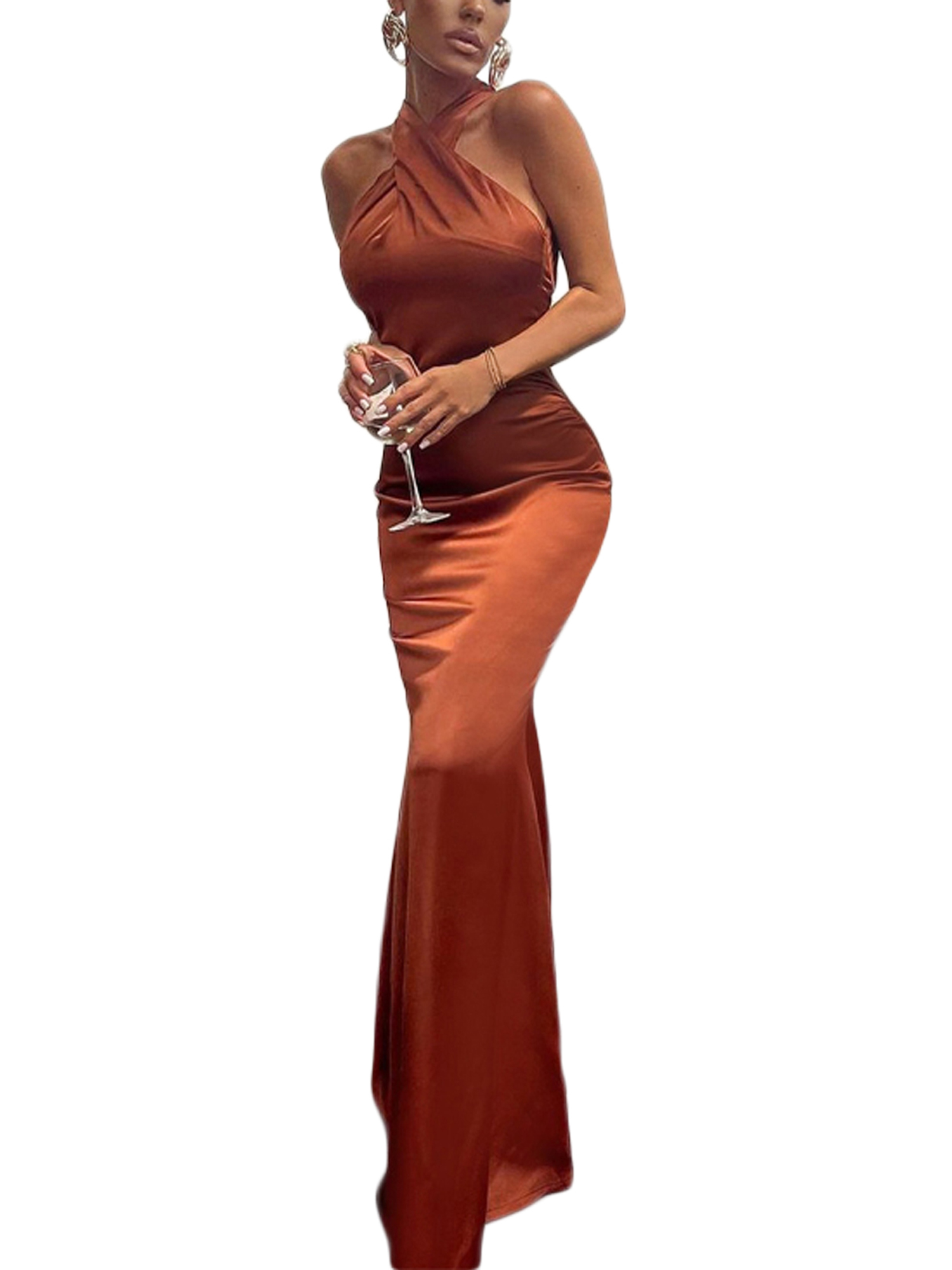 halter neck dress formal