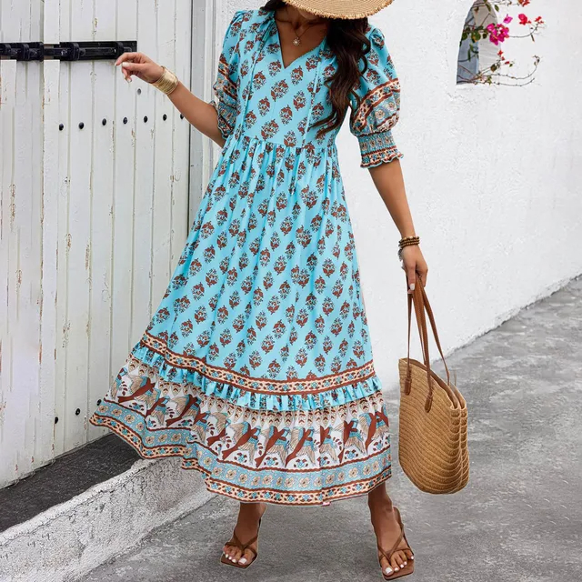 boho cocktail dress