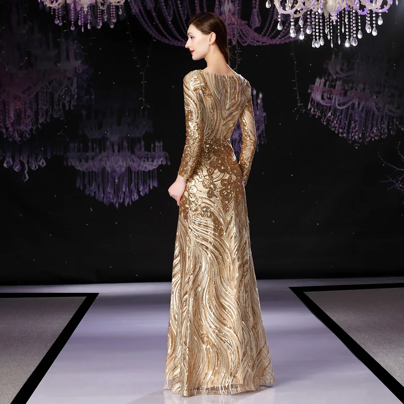 gold evening dresses for weddings