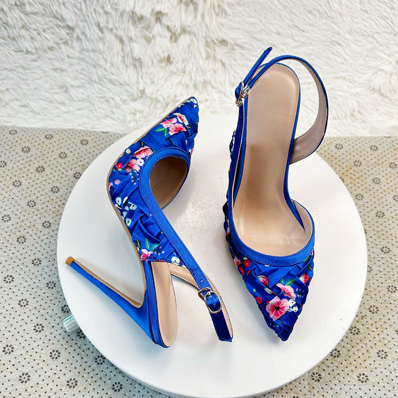 blue bridal shoes