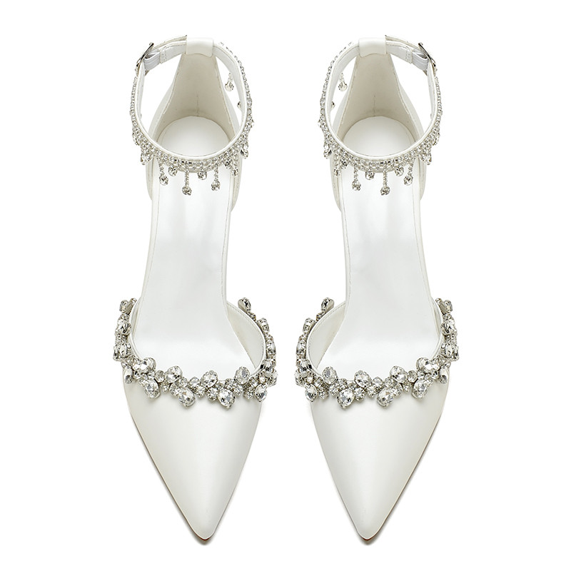 closed toe bridal shoes