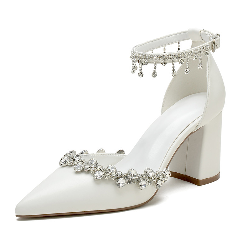 closed toe bridal shoes