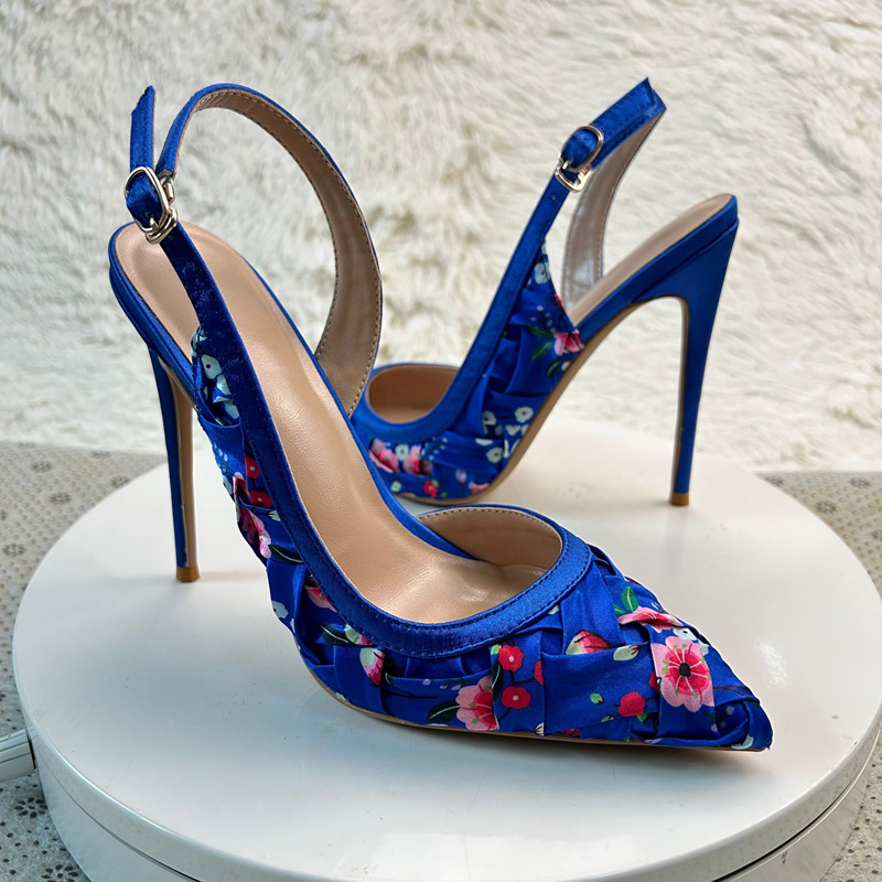 blue bridal shoes