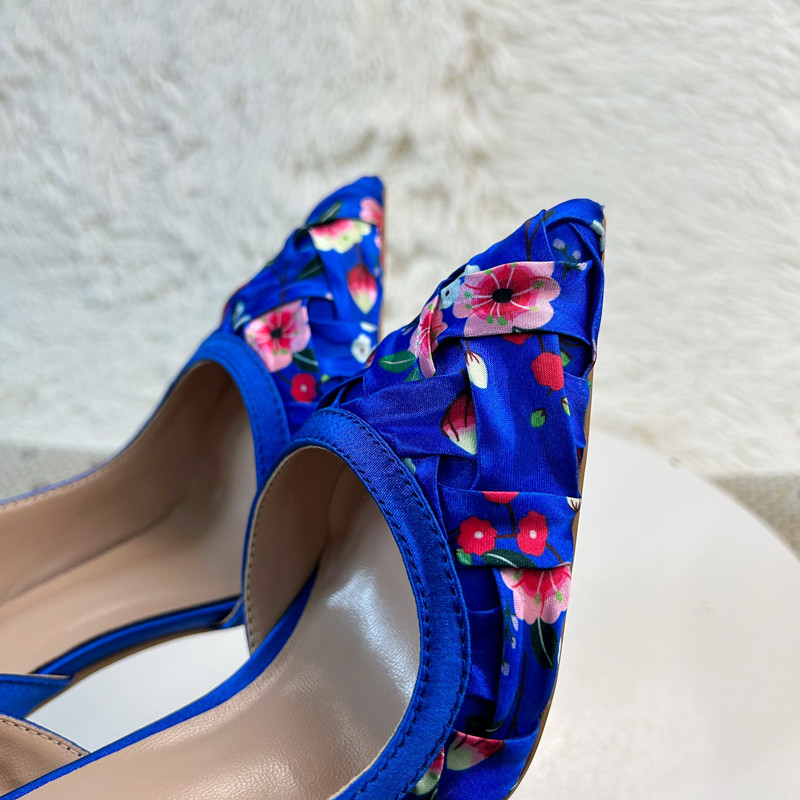 blue bridal shoes