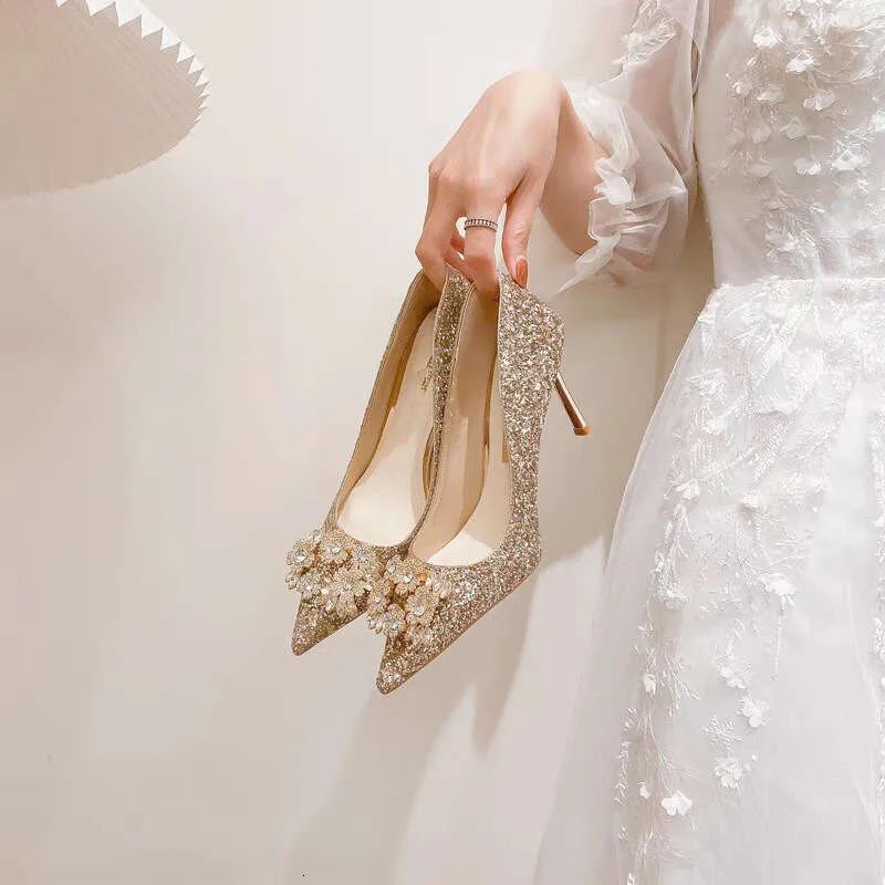 champagne bridal shoes