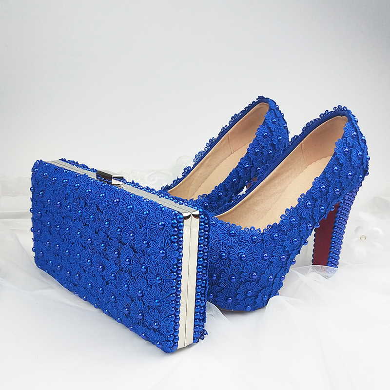 royal blue bridal shoes